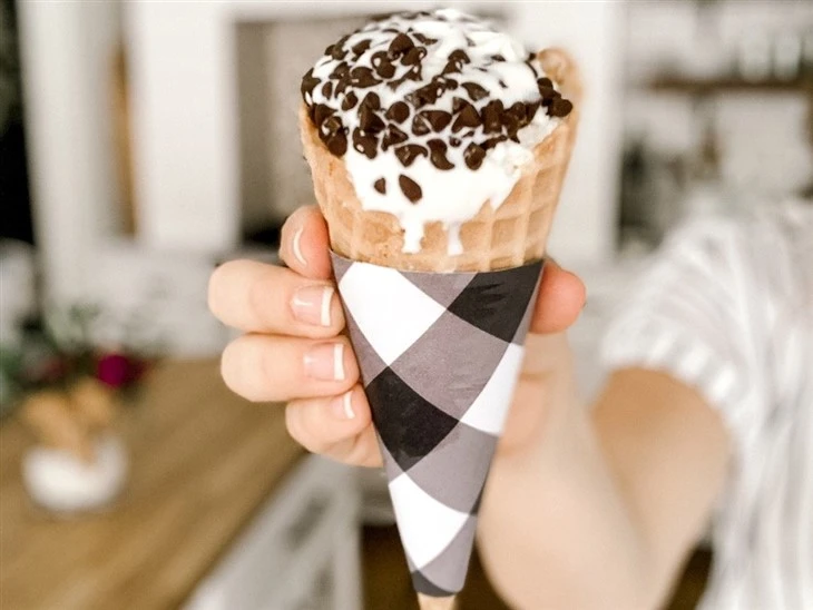 70ml Coated Paper Ice Cream Cone supplier