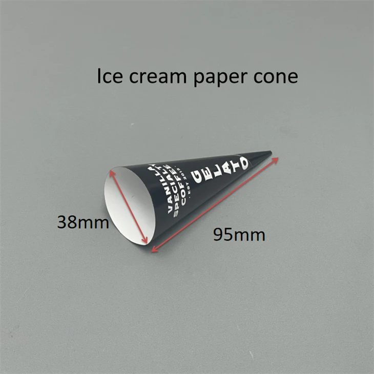 70ml Coated Paper Ice Cream Cone factory