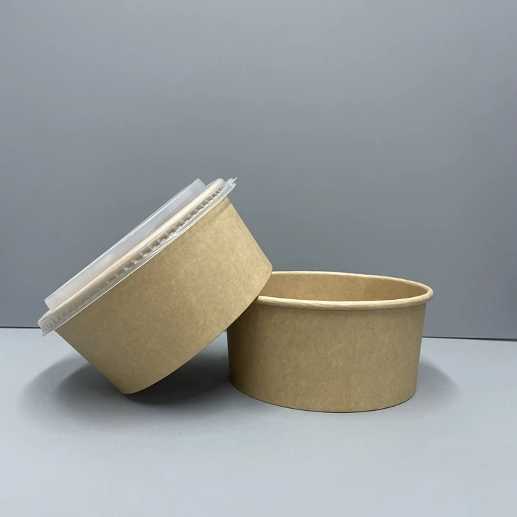 Kraft paper bowls
