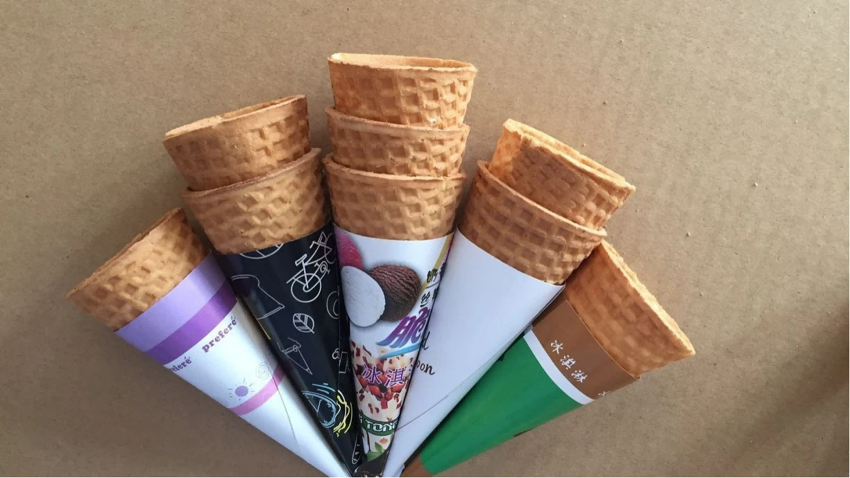 Waffle cone sleeves factory 3 Waffle cone sleeves factory 3